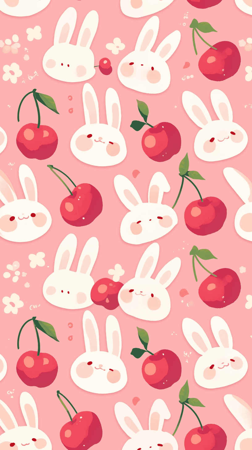 Bunny Dusk original repeating artwork