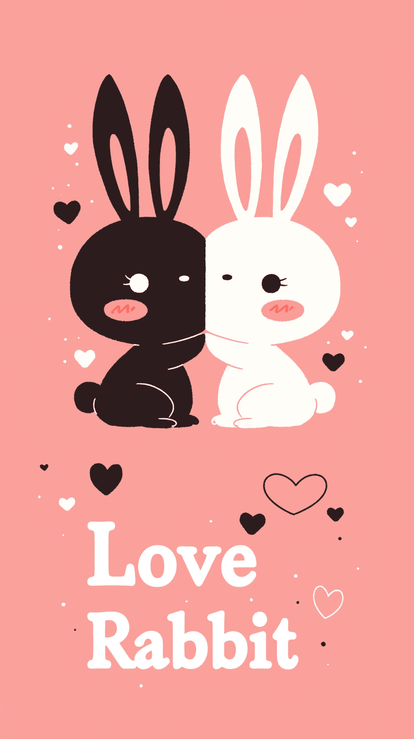Bunny Pals original repeating artwork
