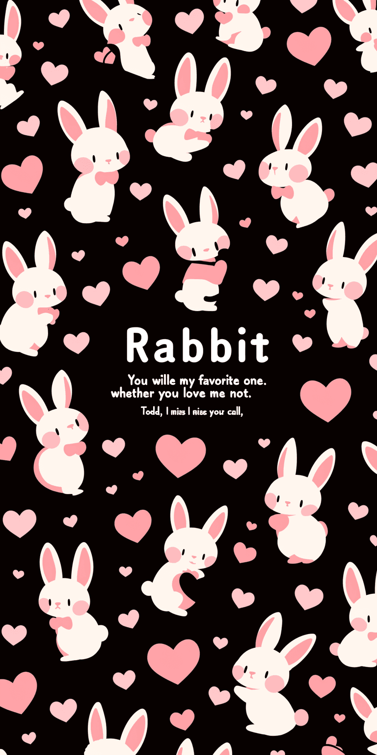 Bunny Session original repeating artwork