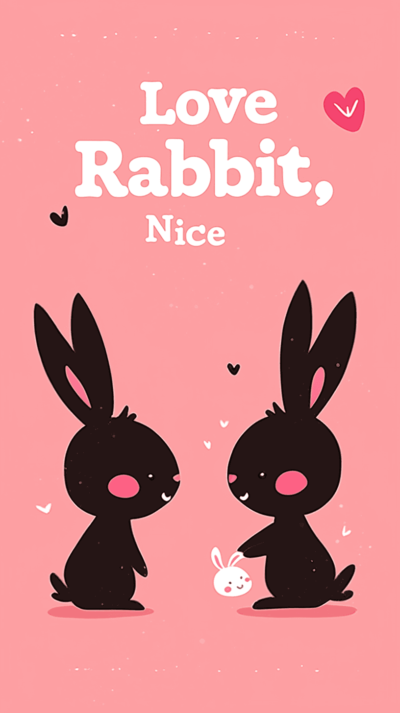 Bunny Bop original repeating artwork