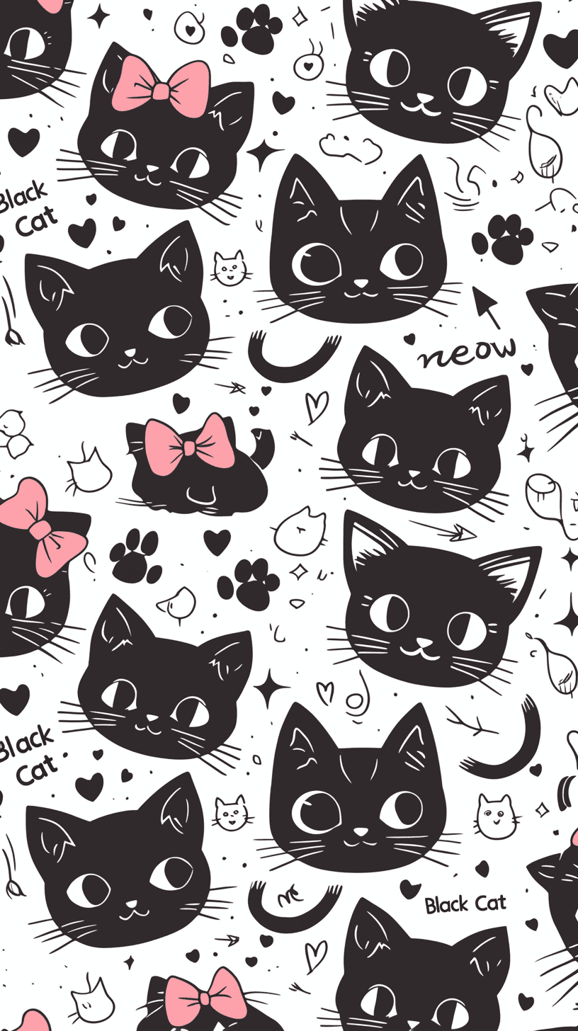 Cat 096 original repeating artwork