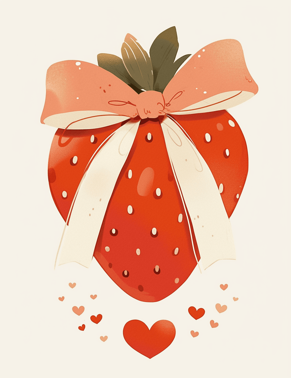 Strawberry Jam original repeating artwork