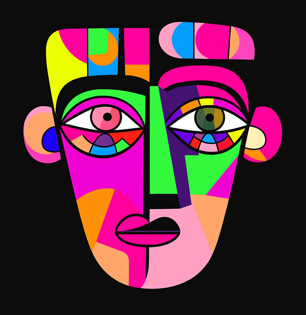 Figure Glow original repeating artwork