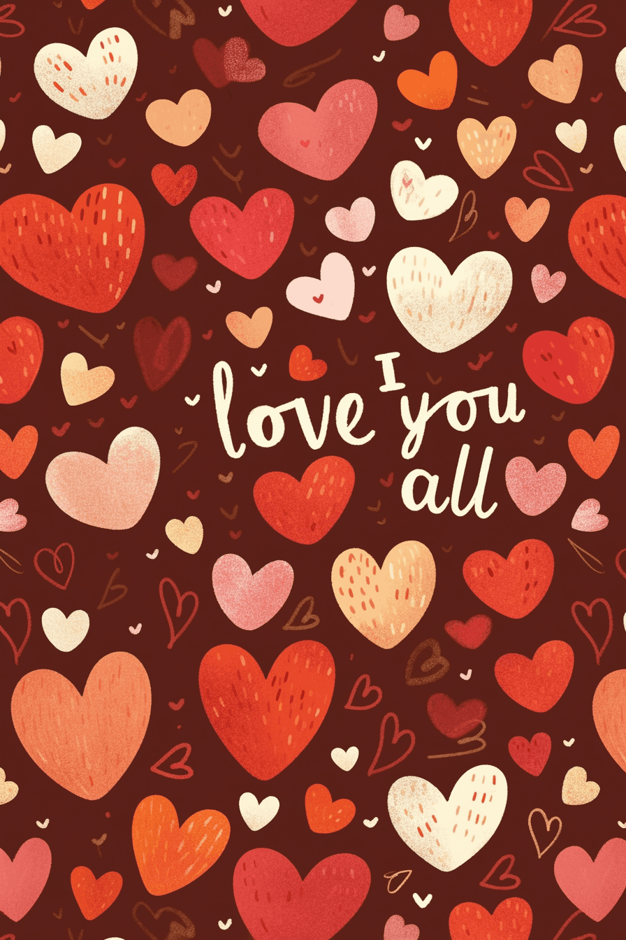 Heart Line original repeating artwork