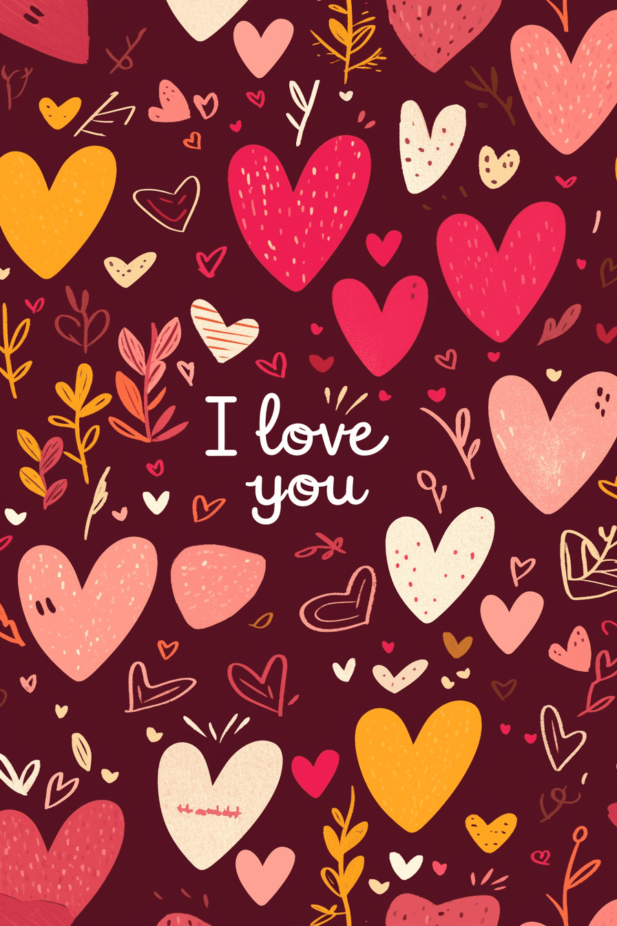 Heart Ride original repeating artwork