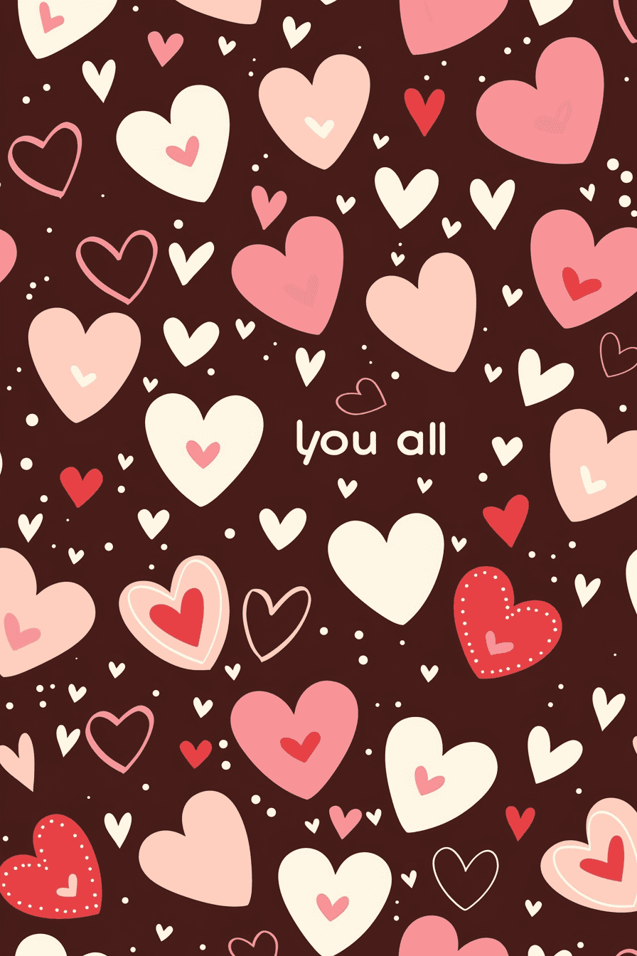 Heart Kick original repeating artwork