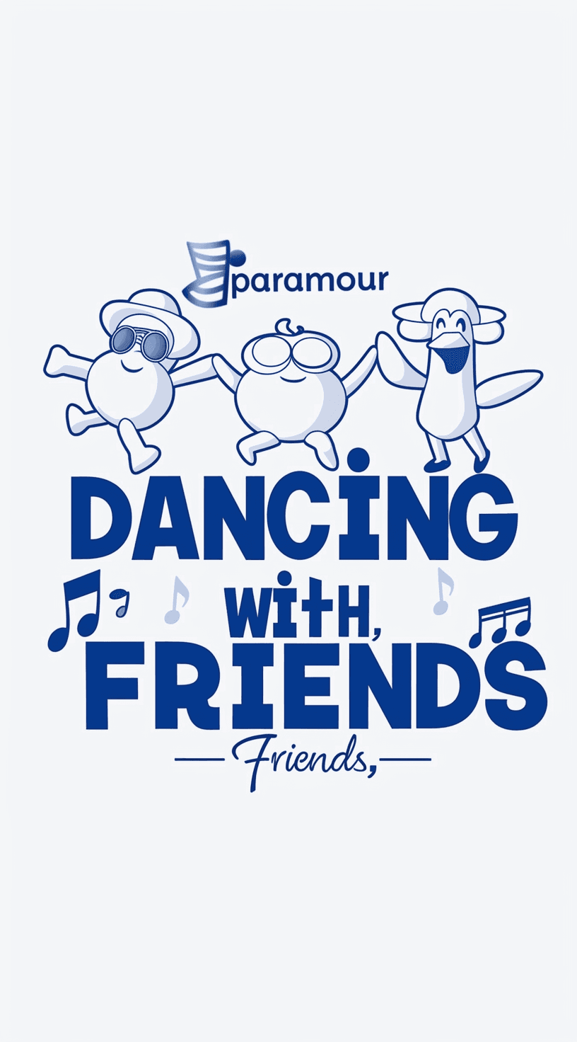 Dancing Show original repeating artwork