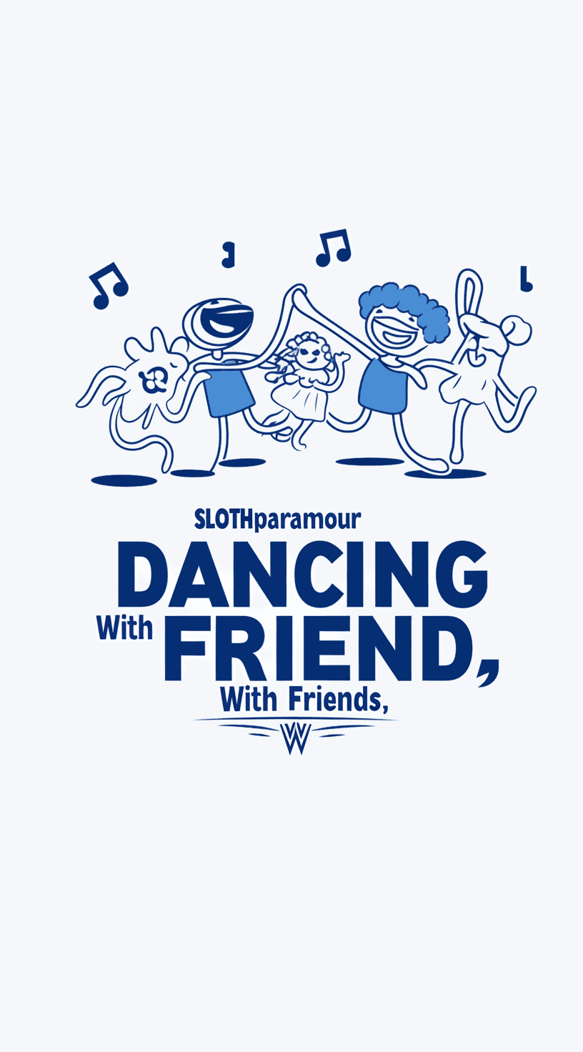 Dancing Squad original repeating artwork