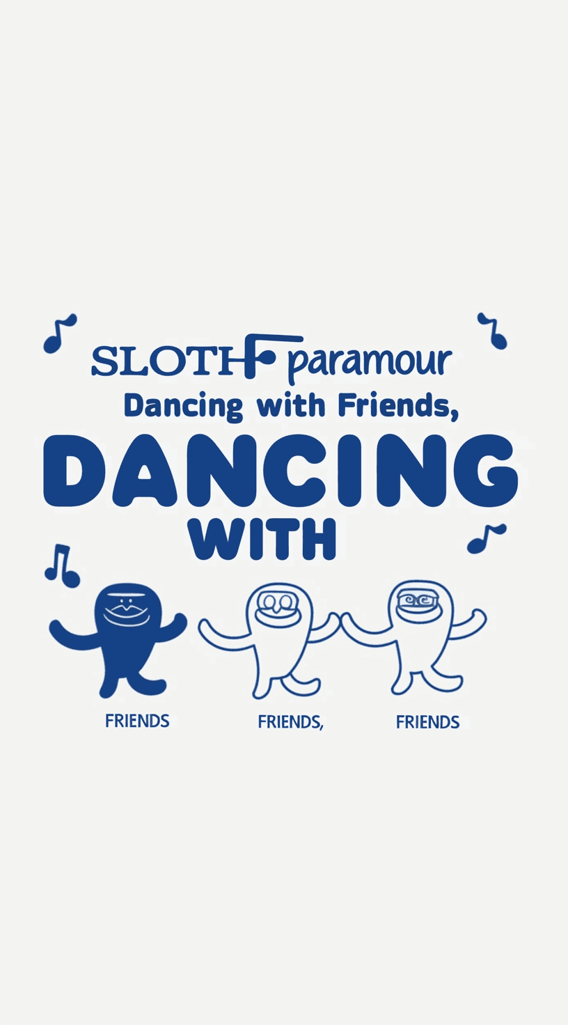 Dancing Parade original repeating artwork