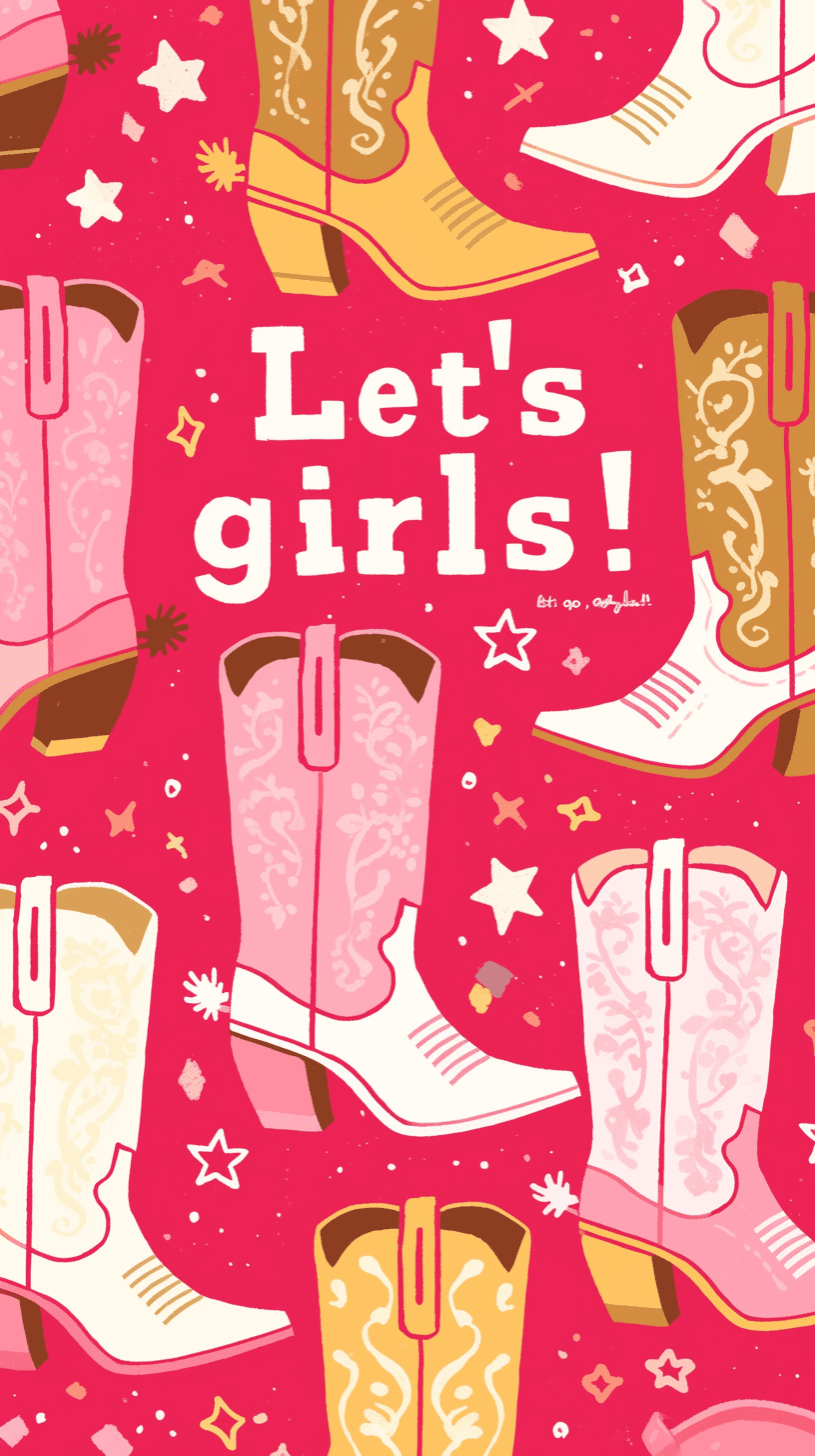 Sweet Cool Shoe Festival original repeating artwork