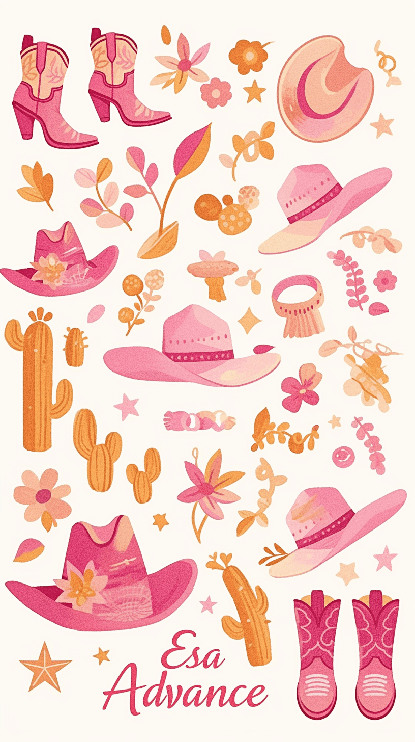 Sweet Cool Shoe Session original repeating artwork