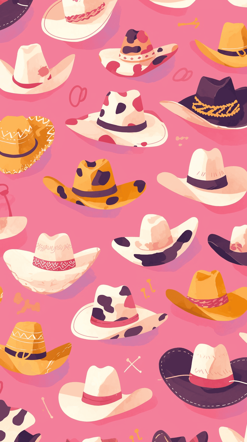 Sweet Cool Hat Sprint original repeating artwork
