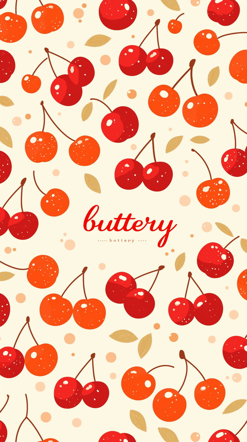 Cherry Mark original repeating artwork