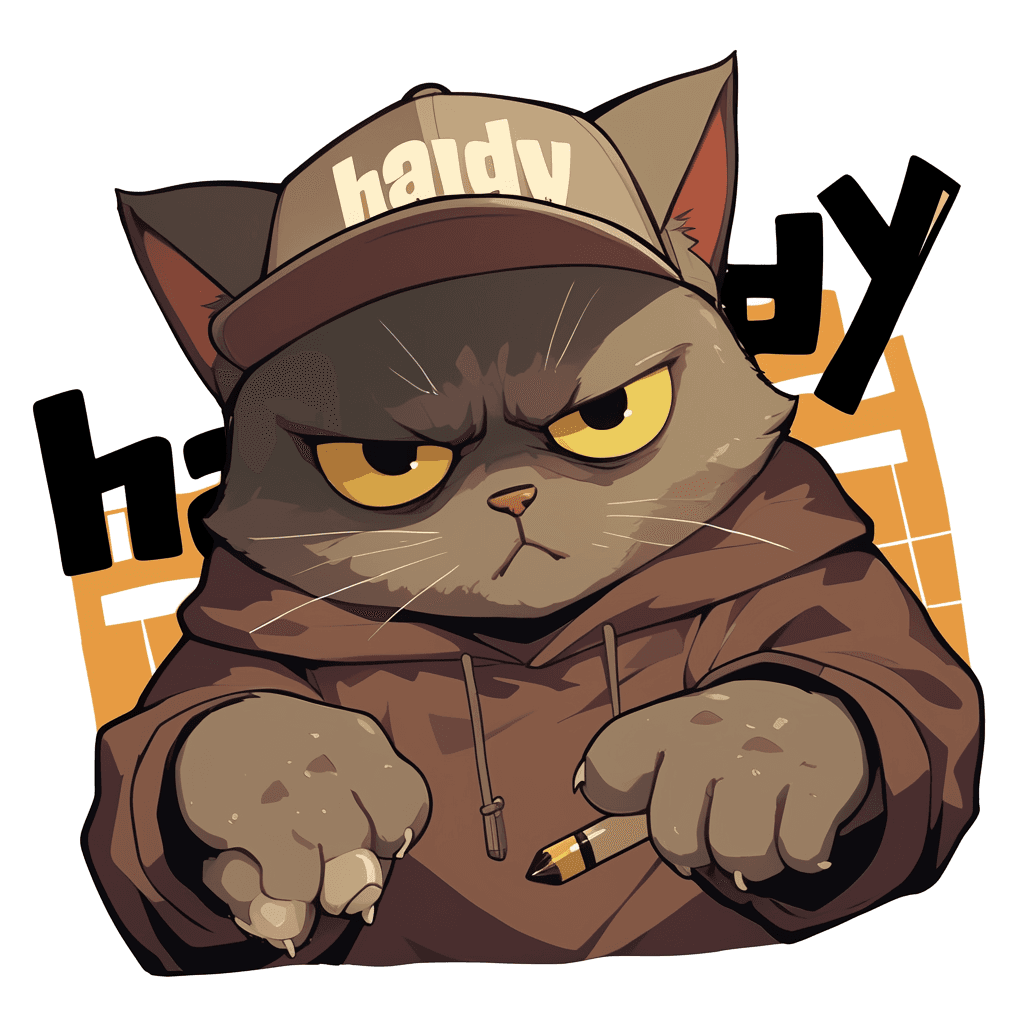 Street Cat original repeating artwork