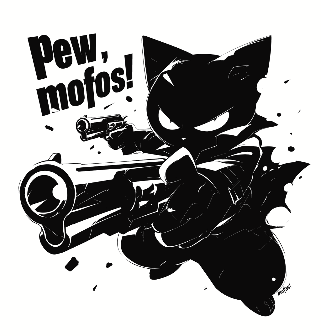 Street Cat Club original repeating artwork
