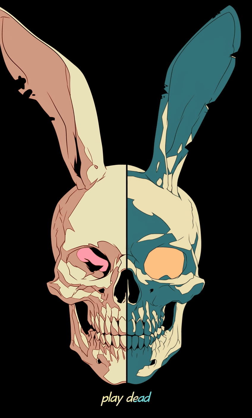 Street Bunny Show original repeating artwork