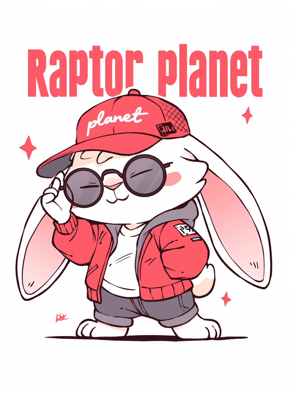 Street Bunny Glow original repeating artwork