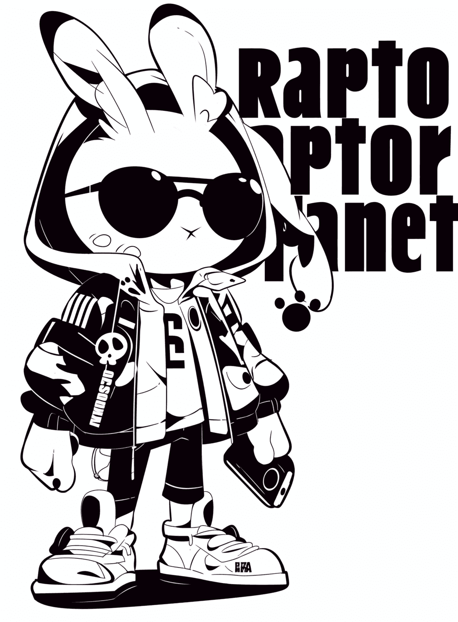 Street Bunny Crew original repeating artwork