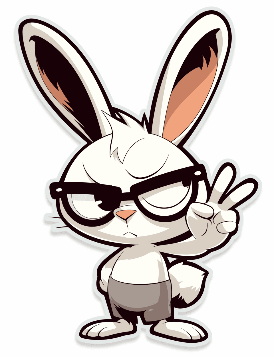 Street Bunny Bounce original repeating artwork