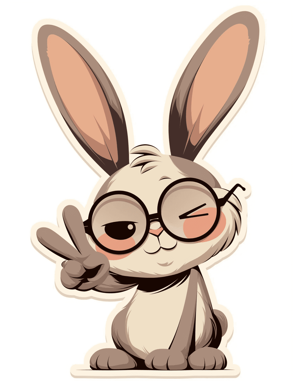 Street Bunny Beats original repeating artwork