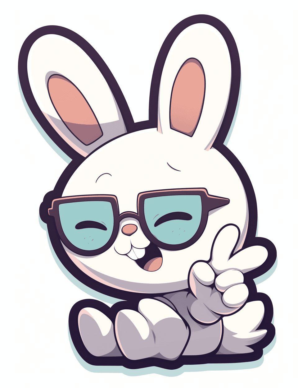 Street Bunny Club original repeating artwork