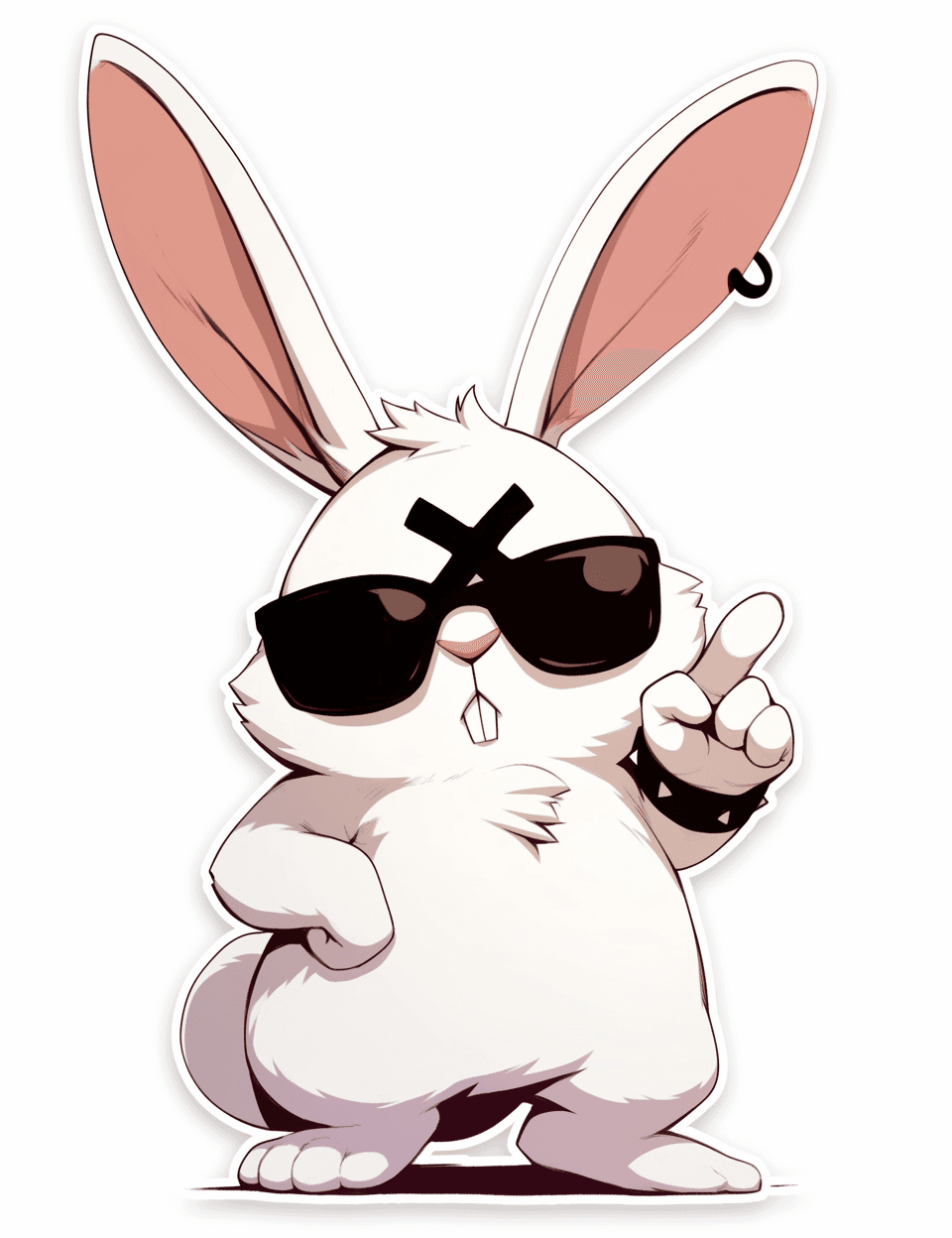 Street Bunny Dash original repeating artwork