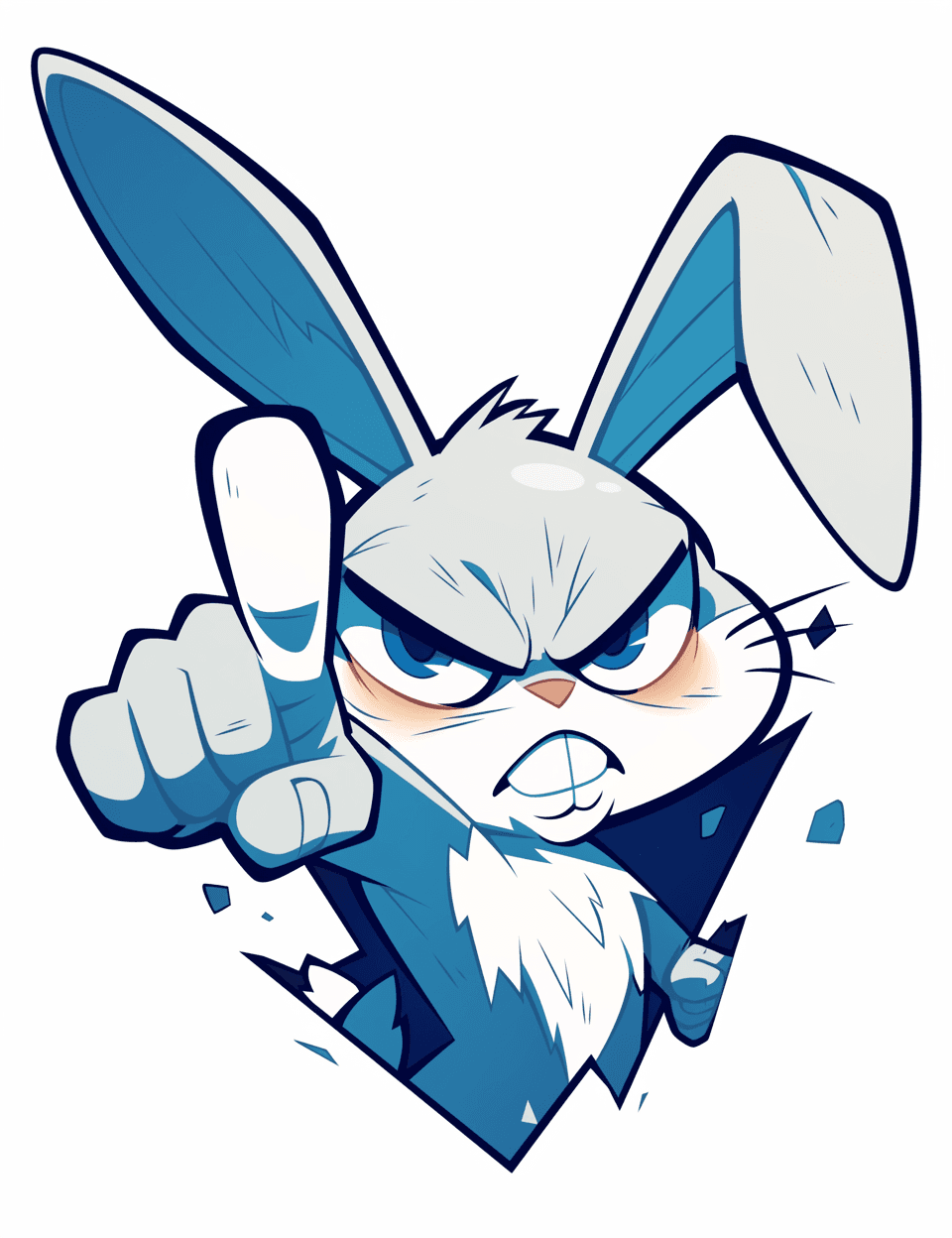 Street Bunny Squad original repeating artwork