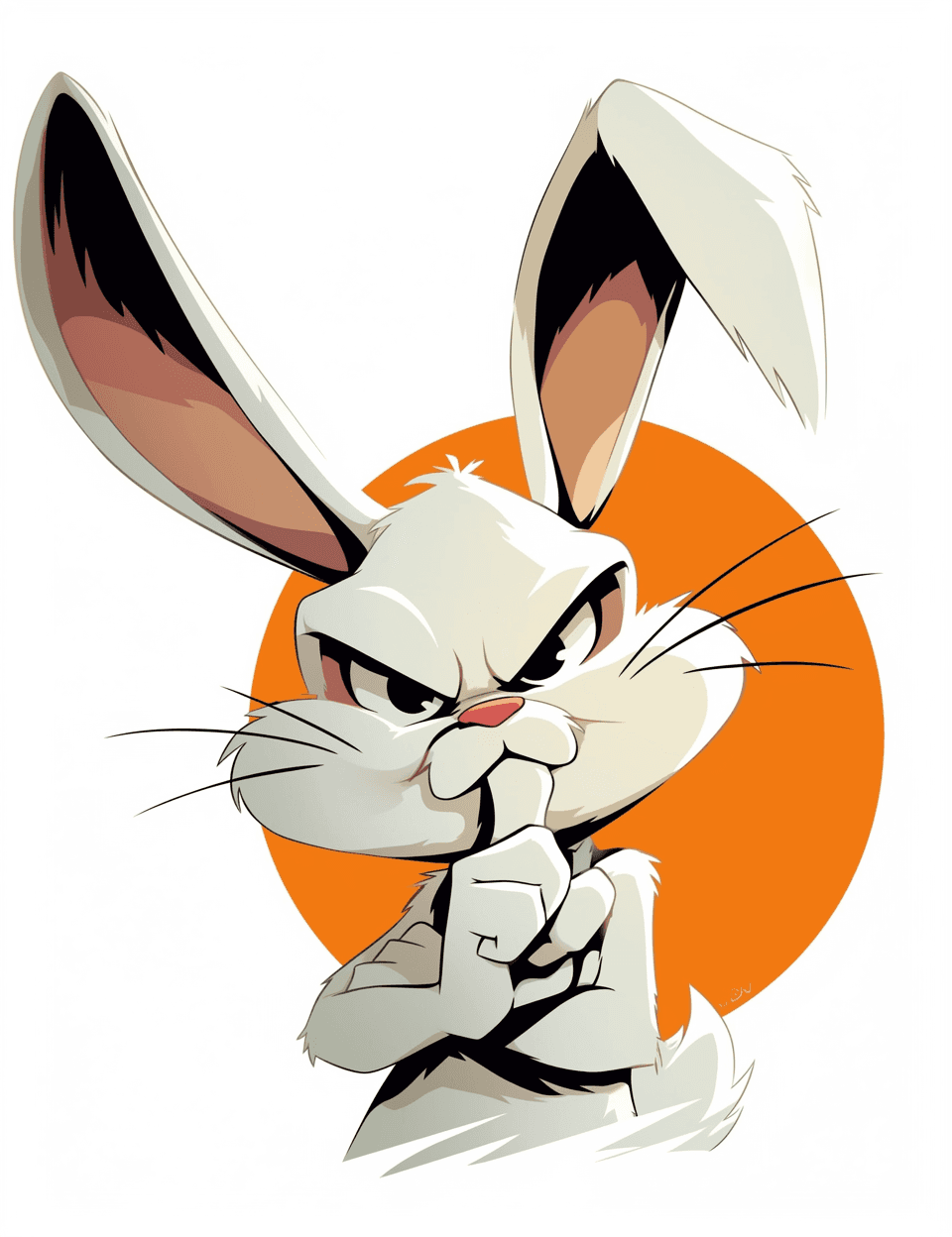 Street Bunny Parade original repeating artwork