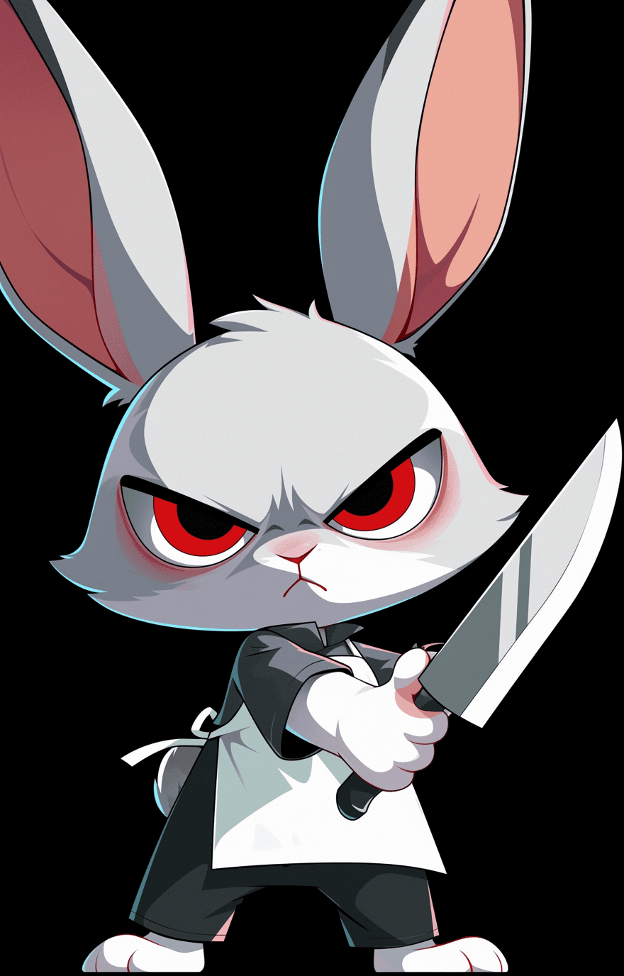 Street Bunny Bop original repeating artwork