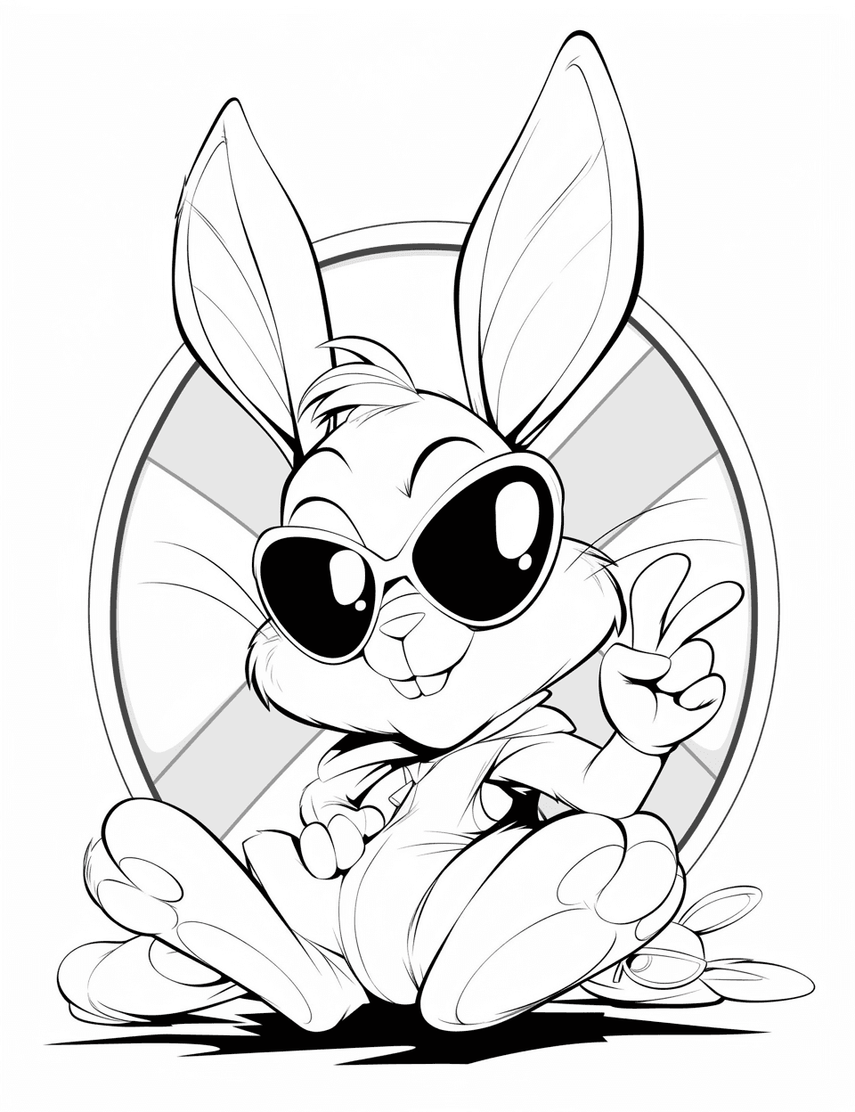 Street Bunny original repeating artwork