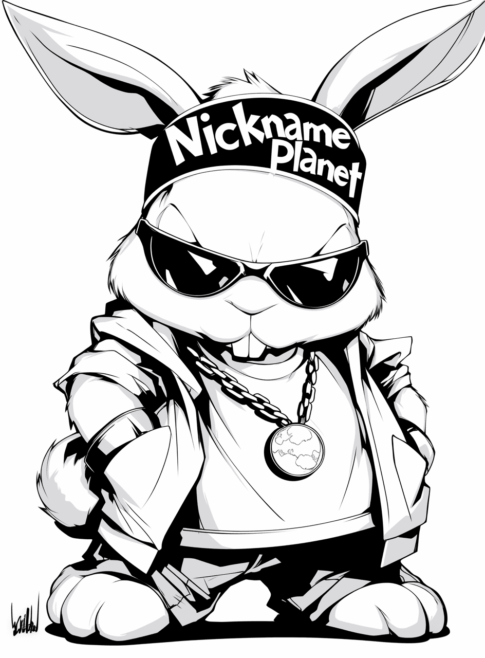 Street Bunny Collective original repeating artwork
