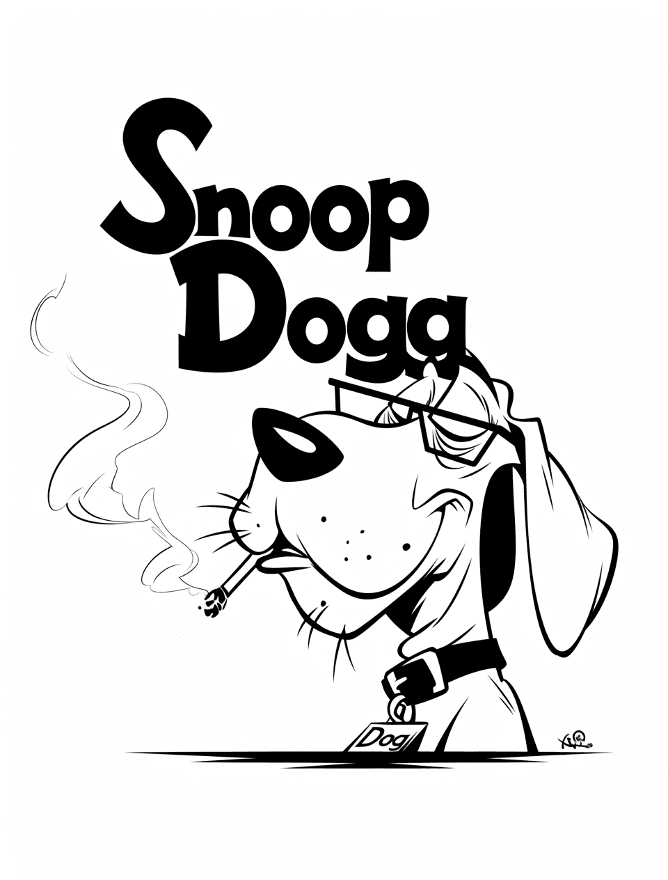 Street Puppy Collective original repeating artwork