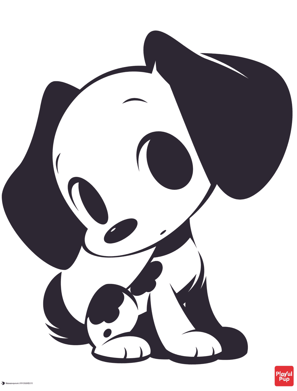 Street Puppy original repeating artwork