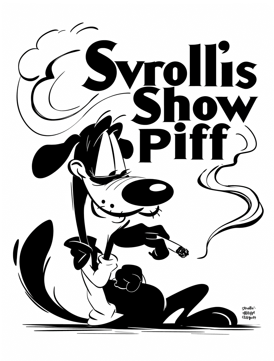 Street Puppy Club original repeating artwork