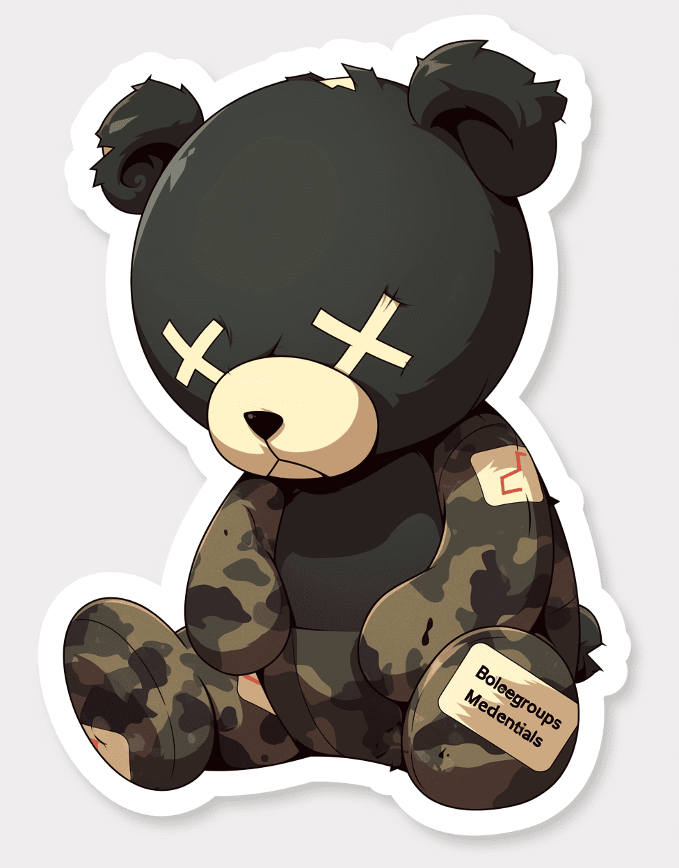 Street Bear Sprint original repeating artwork