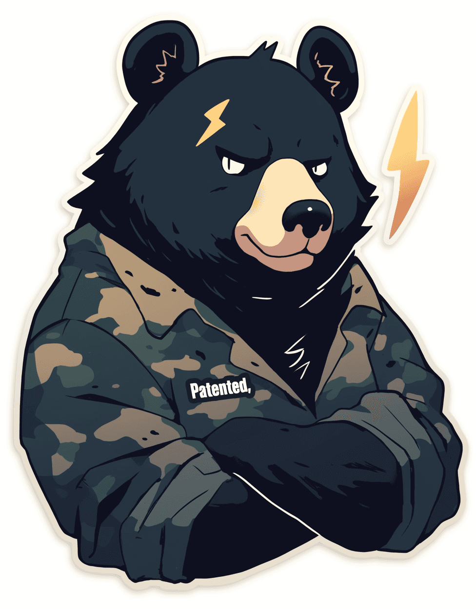 Street Bear Jam original repeating artwork