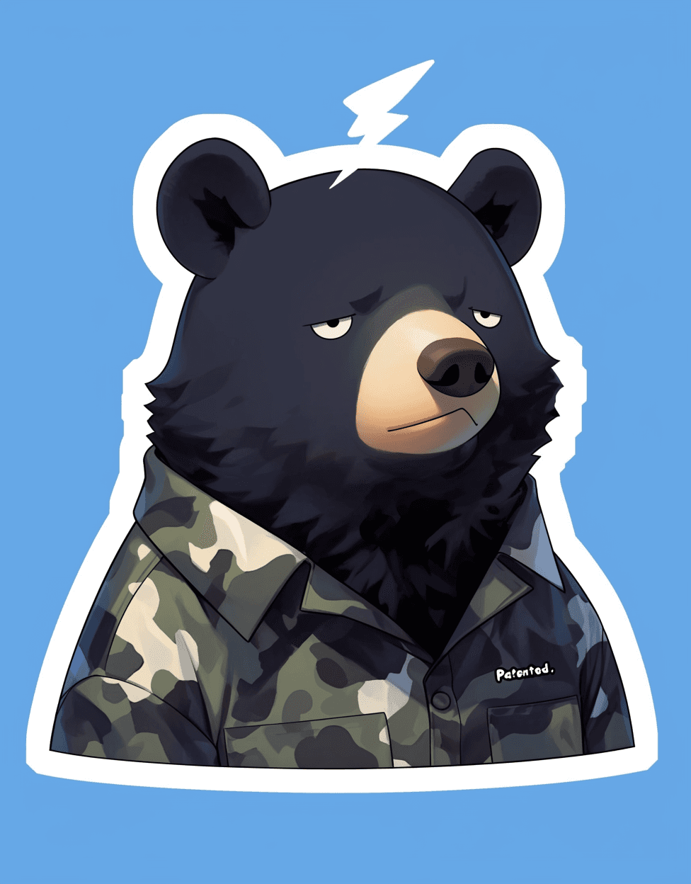 Street Bear Bold original repeating artwork