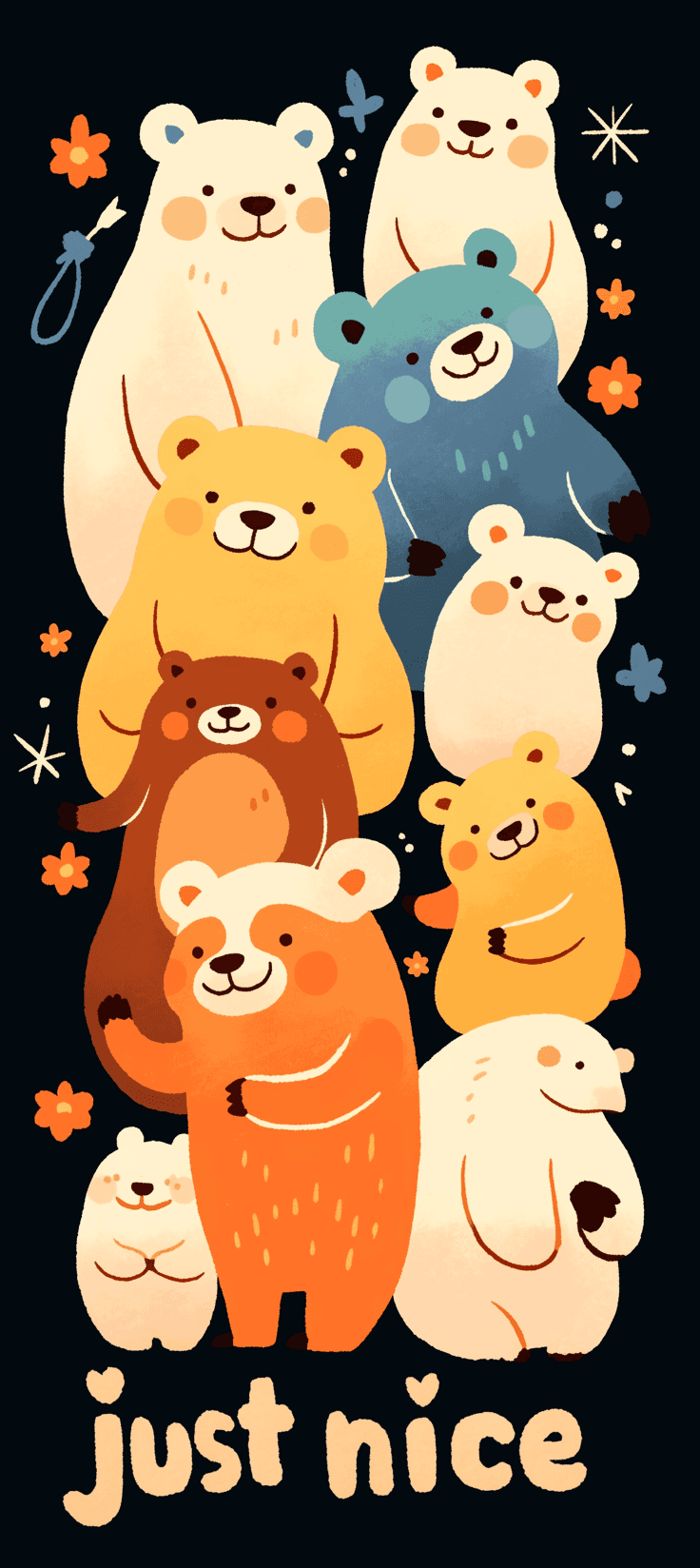 Street Bear Dash original repeating artwork