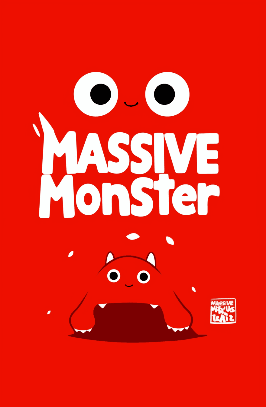 Street Monster Tribe original repeating artwork