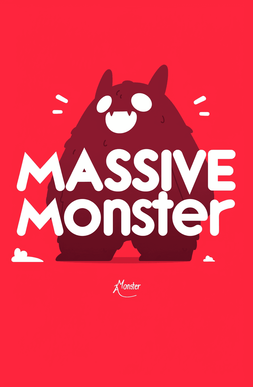 Street Monster Carnival original repeating artwork
