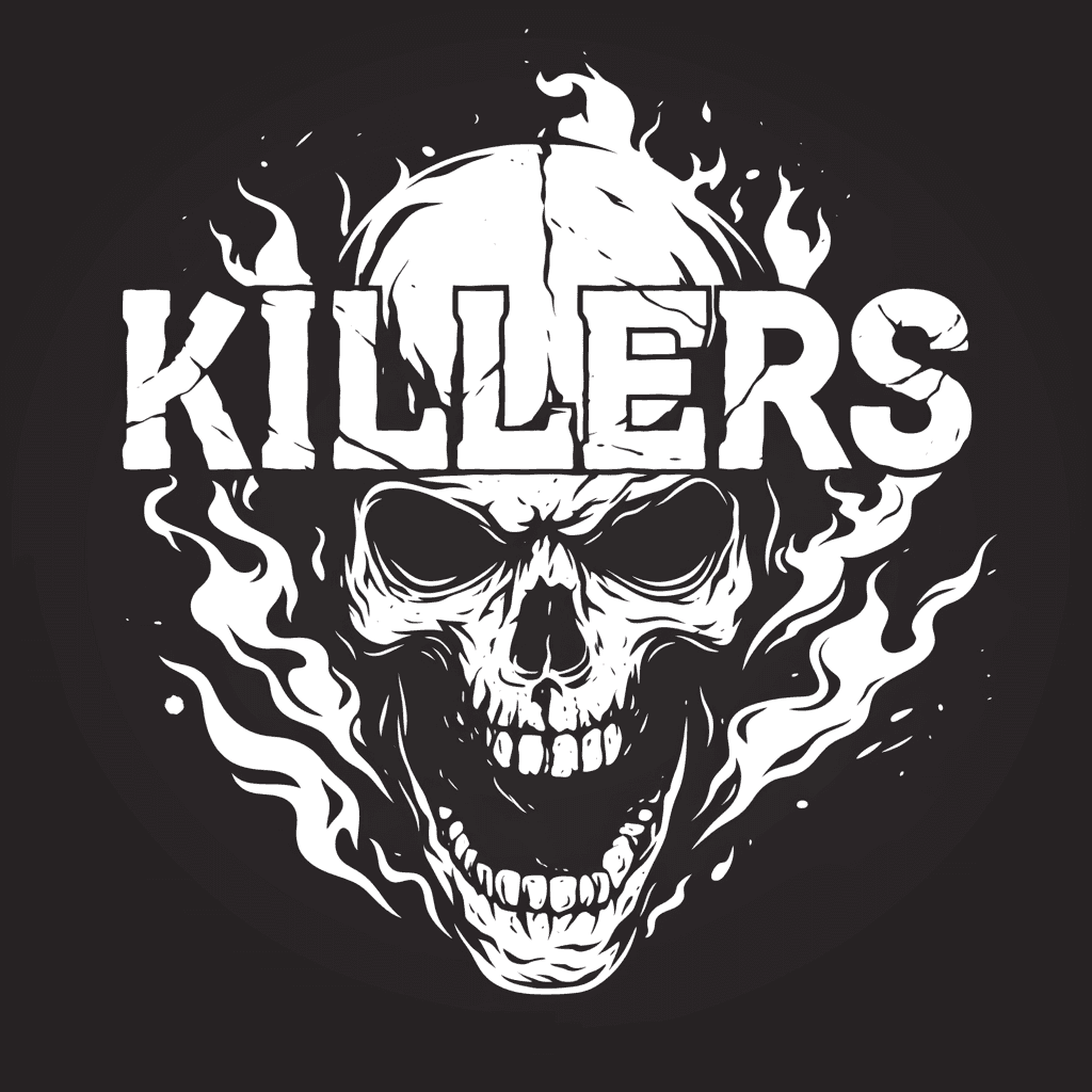 Street Skull Flip original repeating artwork