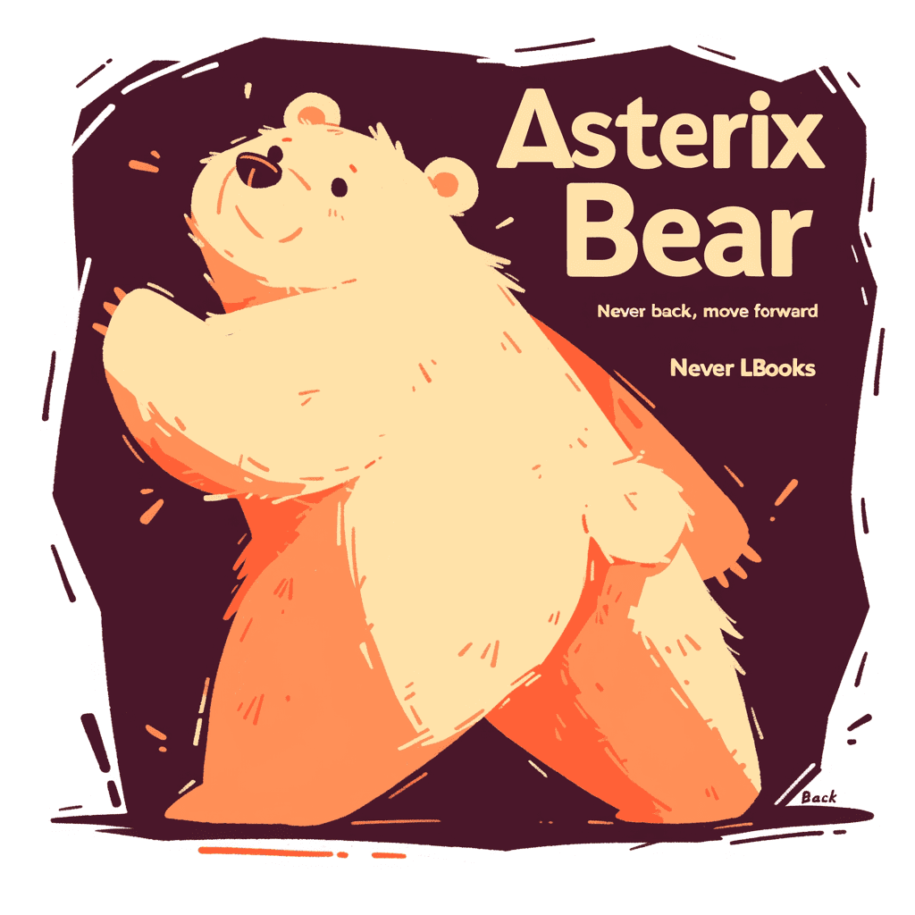 Street Bear Shine On original repeating artwork