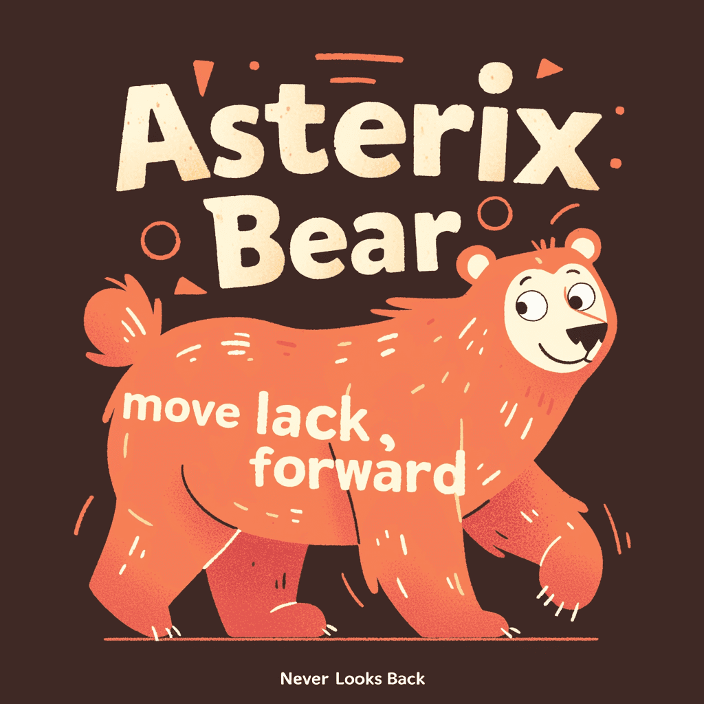Street Bear Rise original repeating artwork