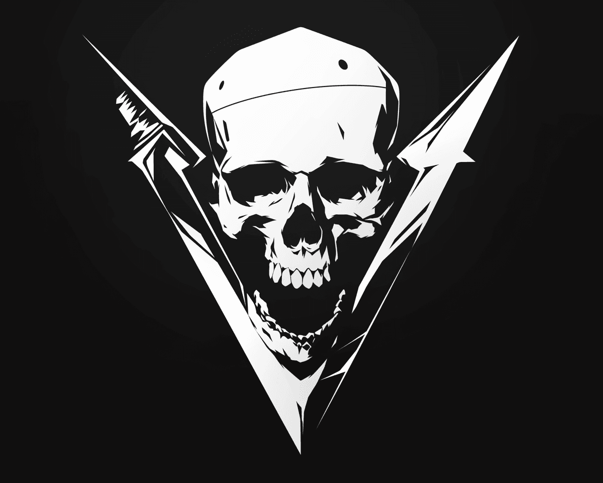 Street Skull Blast original repeating artwork