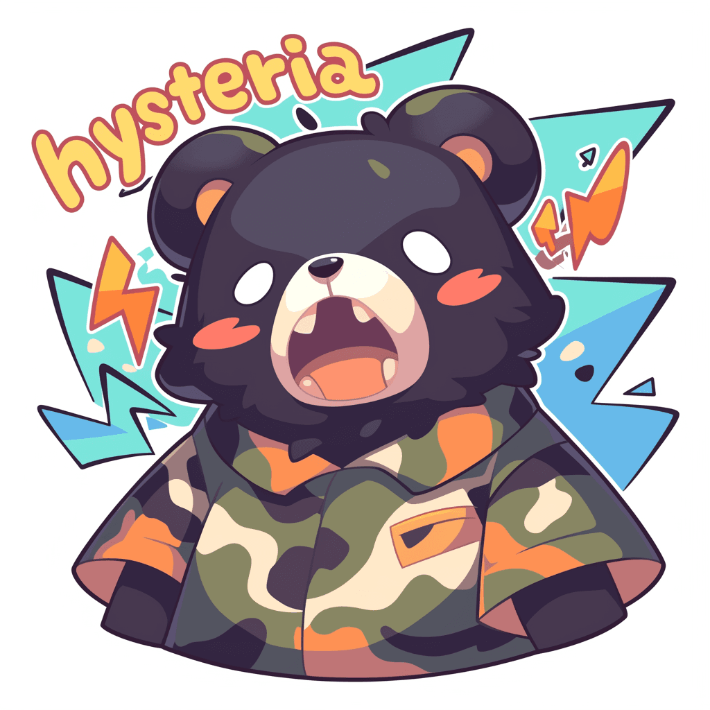 Street Bear Glide original repeating artwork