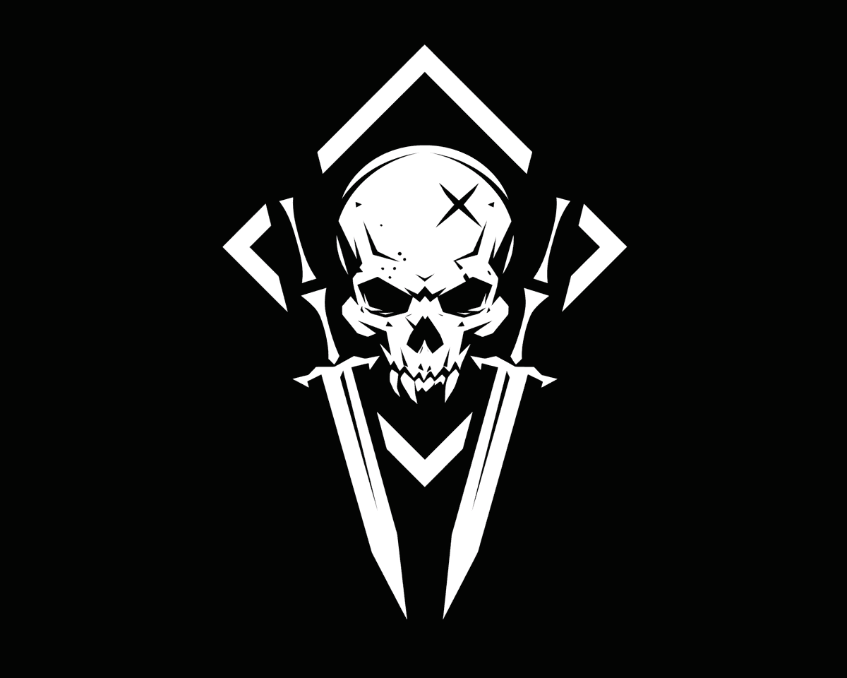 Street Skull Zoom original repeating artwork