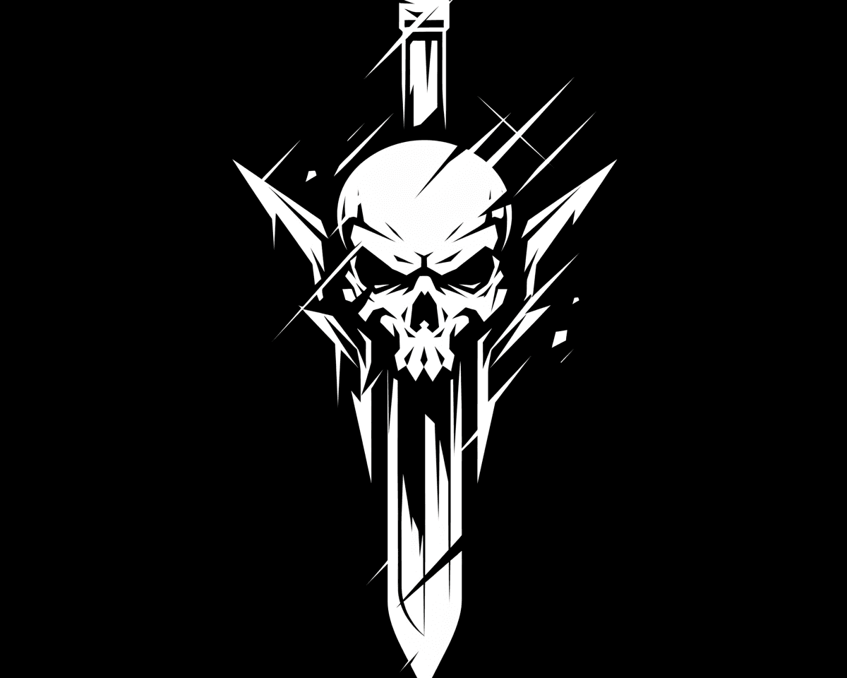 Street Skull Fair original repeating artwork