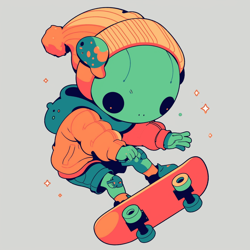 Street Skateboard Crew original repeating artwork