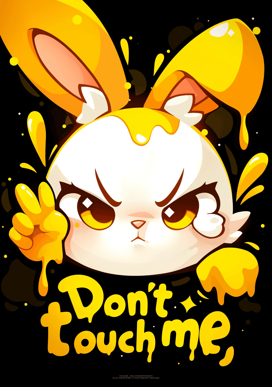 Street Bunny Hue original repeating artwork