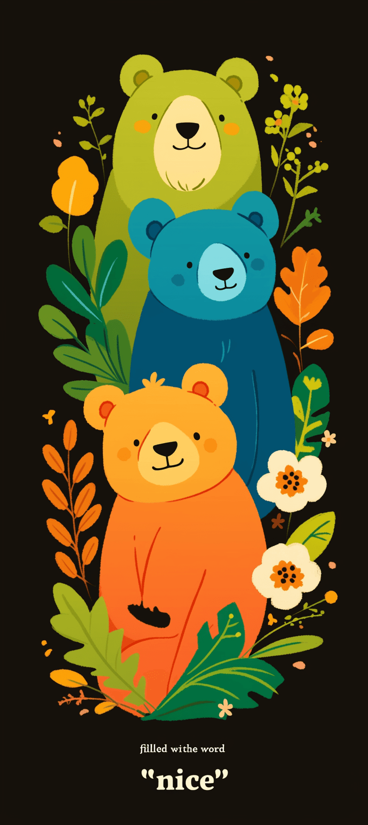 Street Bear Wander original repeating artwork